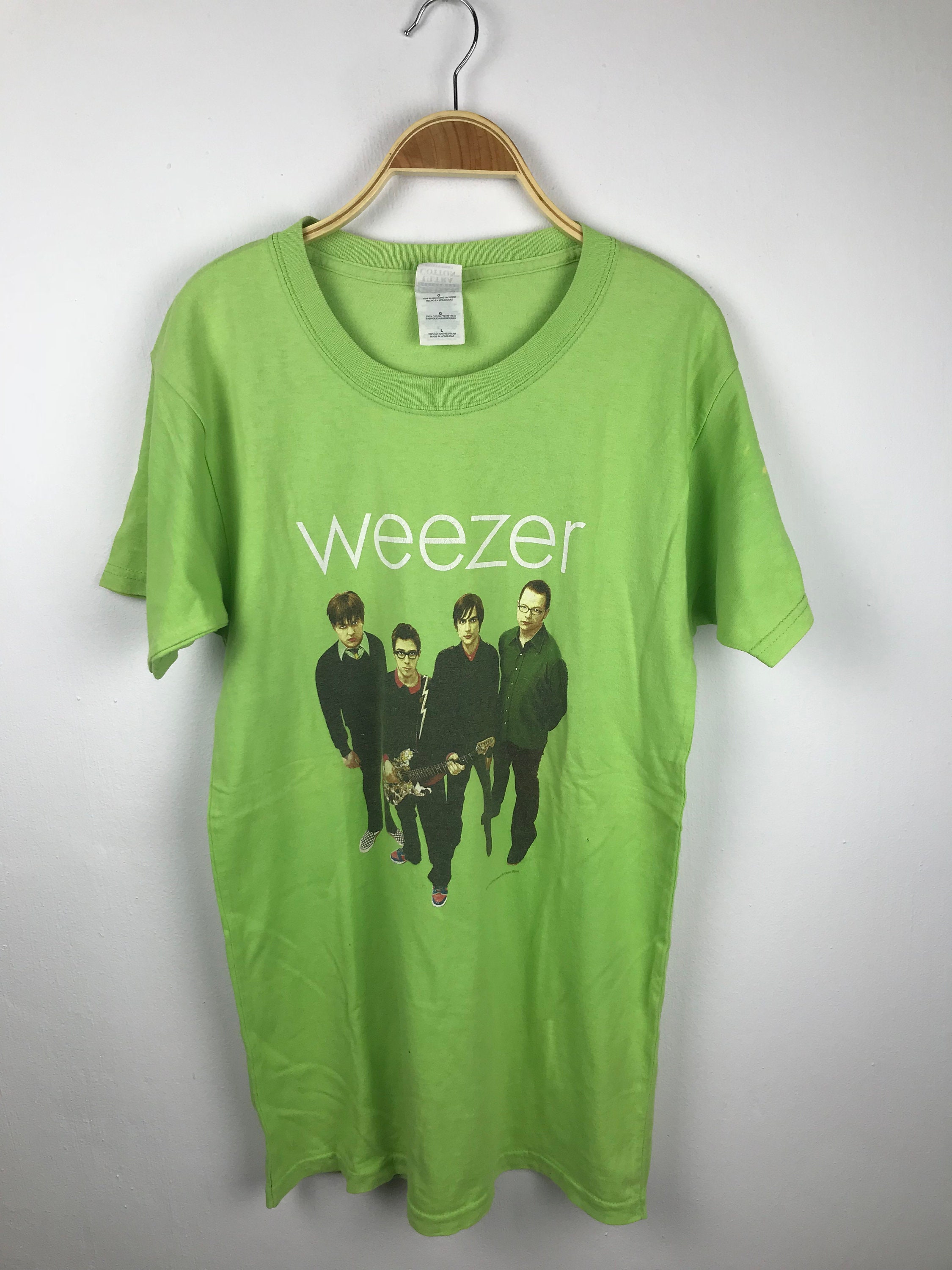 Weezer Shirt Blue Album - Etsy UK