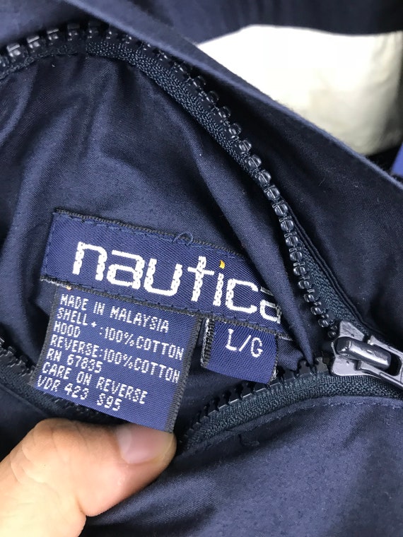 Nautica Sailing Gear Big Logo Riversible Hoodie J… - image 6