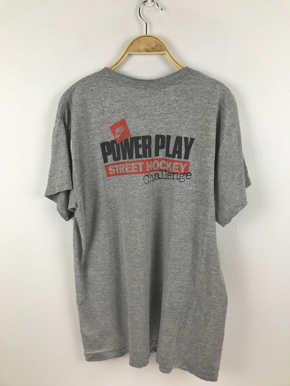 Vintage Nike Power Play Street Hockey Logo Shirt G