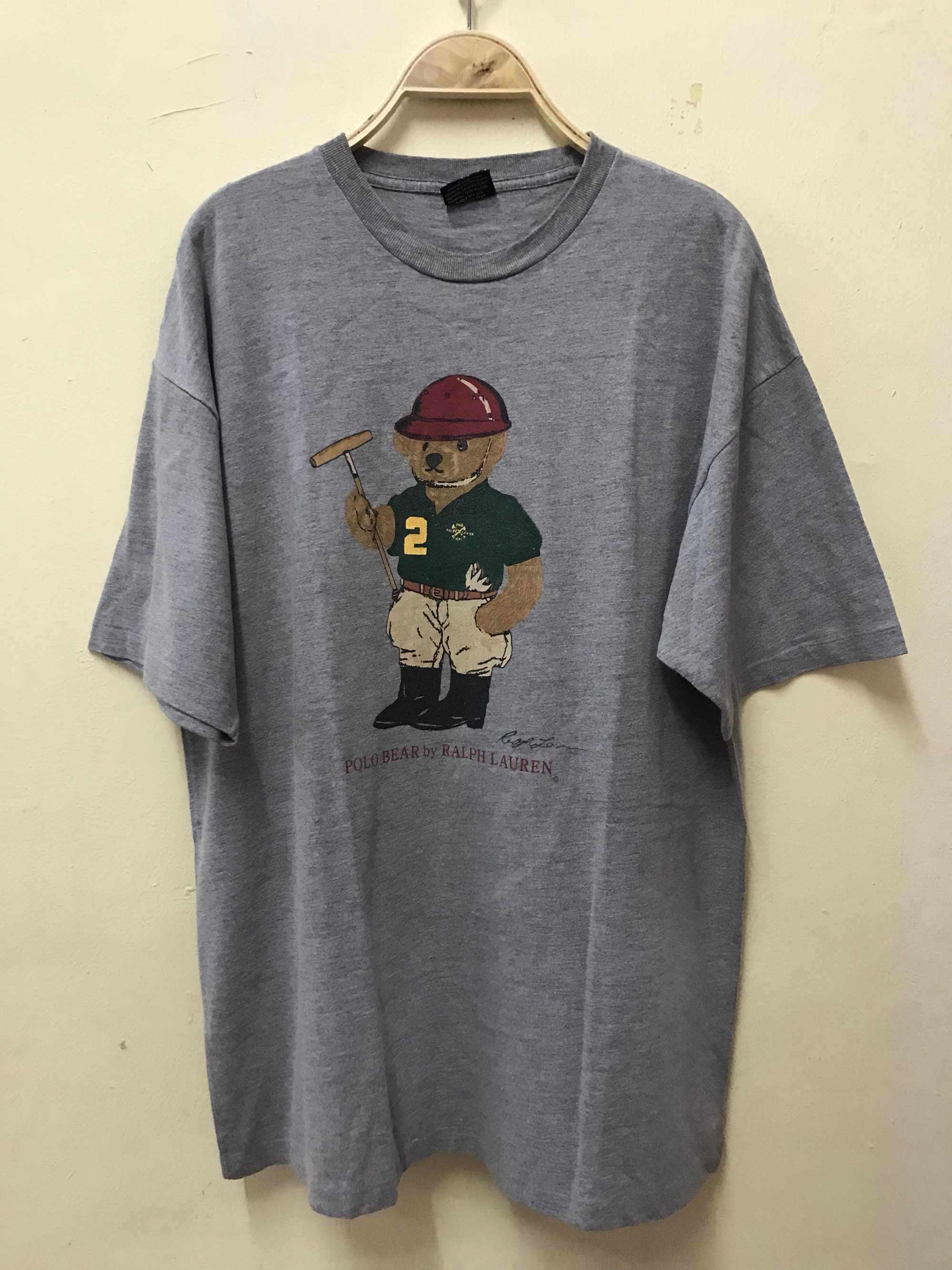 Polo Bear by Ralph Lauren Logo Shirt Large Size - Etsy Singapore