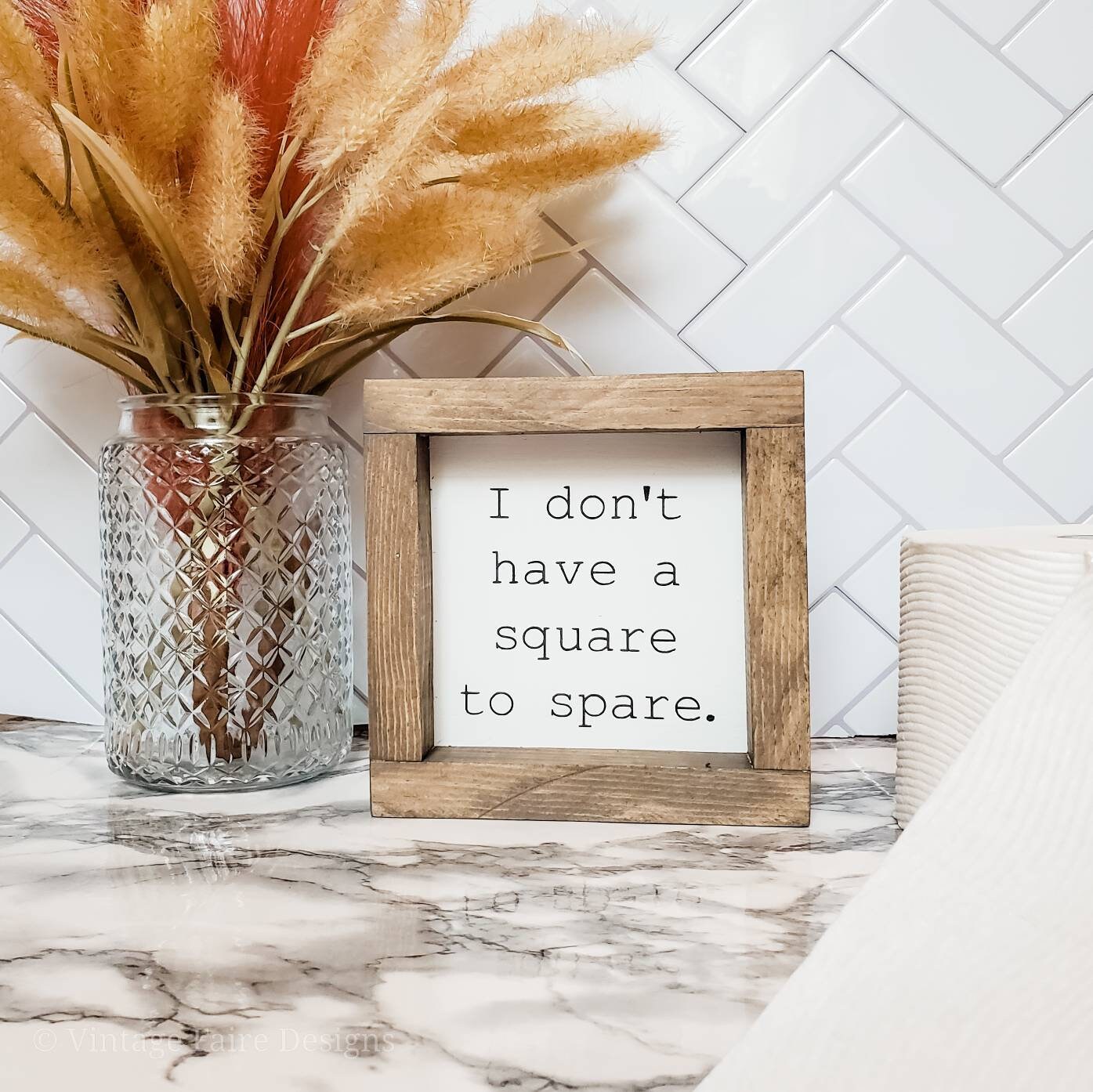 I Don't Have A Square To Spare | Tiered Tray Decor | Coffee Bar S…