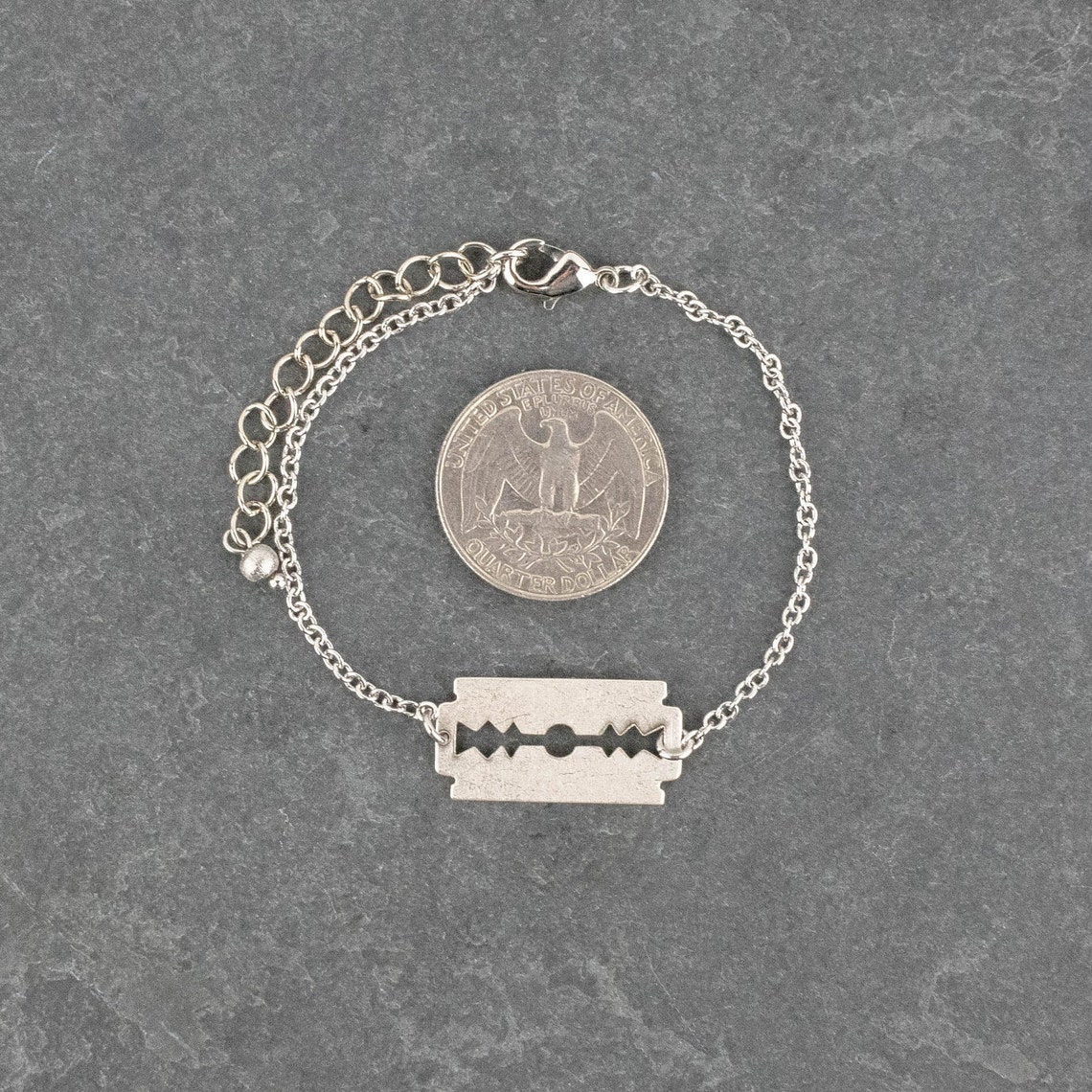 Razor Blade Bracelet Edgy Jewelry Punk Rocker Accessory - Etsy