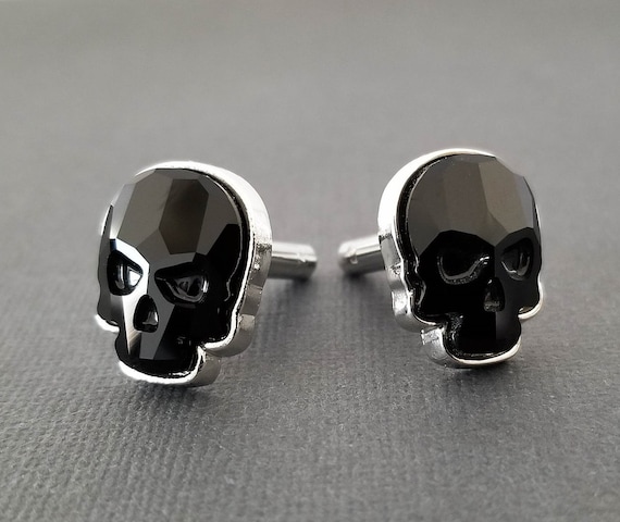 Unisex aretes cristales swarovski calavera elegante diseño Skull pendientes