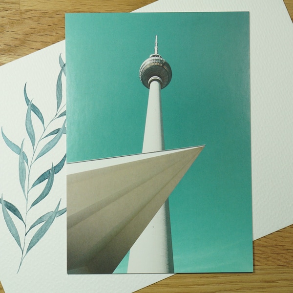 Postkarte Berliner Fernsehturm FOTO P27