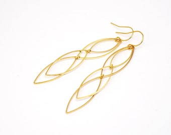 Gold-plated earrings Elfentaut