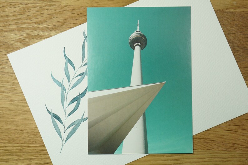 Postkarte Berliner Fernsehturm FOTO P27 Bild 1
