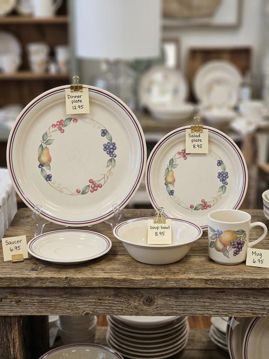 Corelle Fruit Dinnerware Set - Etsy
