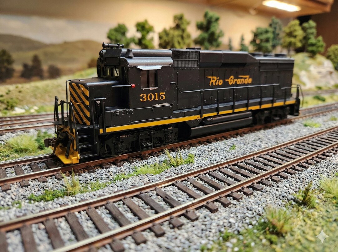 HO Scale Rio Grande GP30 #3015 - Mashima Motor, Custom Drive - Like New ...