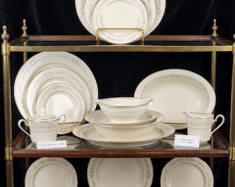 Noritake Heather China | Platinum Trim Serving Pieces