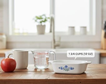 CorningWare Blue Cornflower P-41 Petite Pan - 1 3/4 Cup - Vintage