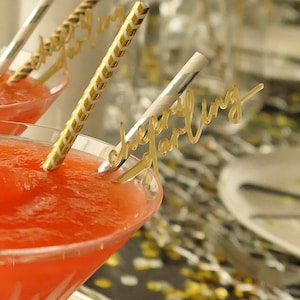 Personalised Drink Stirrers - Custom Wedding Gifts - Acrylic Drink Stirrer Swizzle Sticks | Cocktail drink stirrer