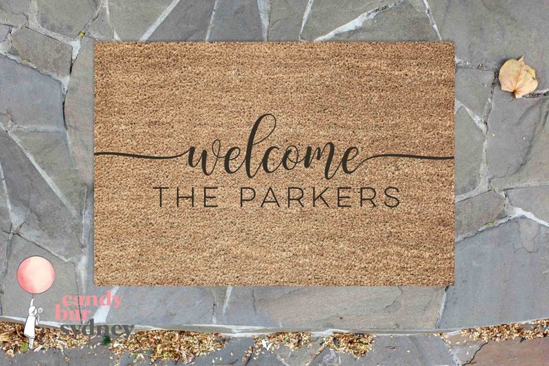 Personalised Door Mat Custom Door Mat Housewarming Etsy Australia