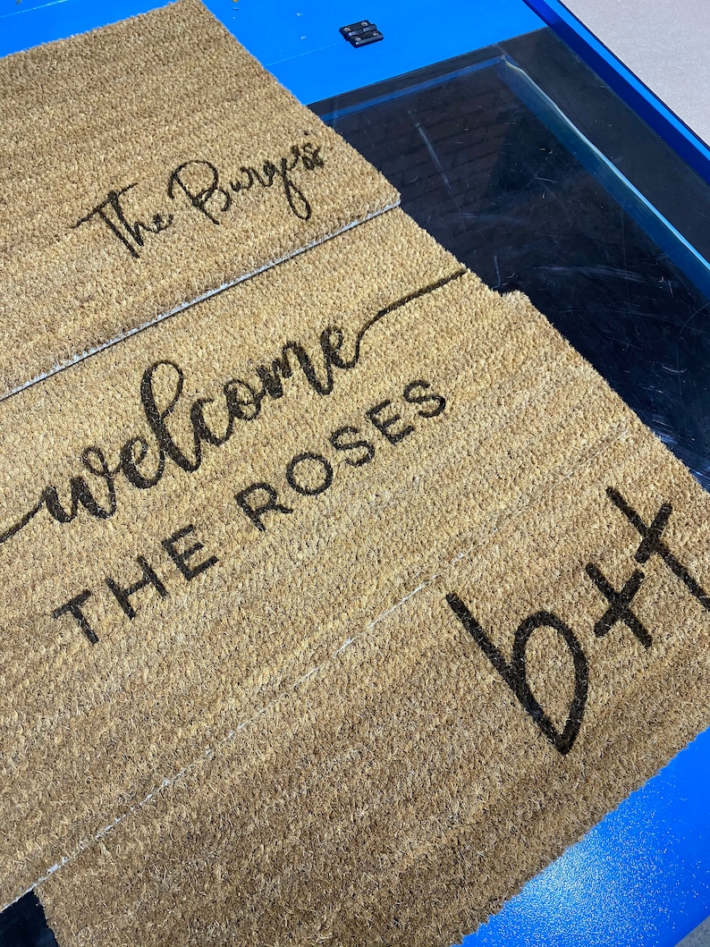 Personalised Door Mat Custom Surname Door Mat Housewarming Etsy Australia