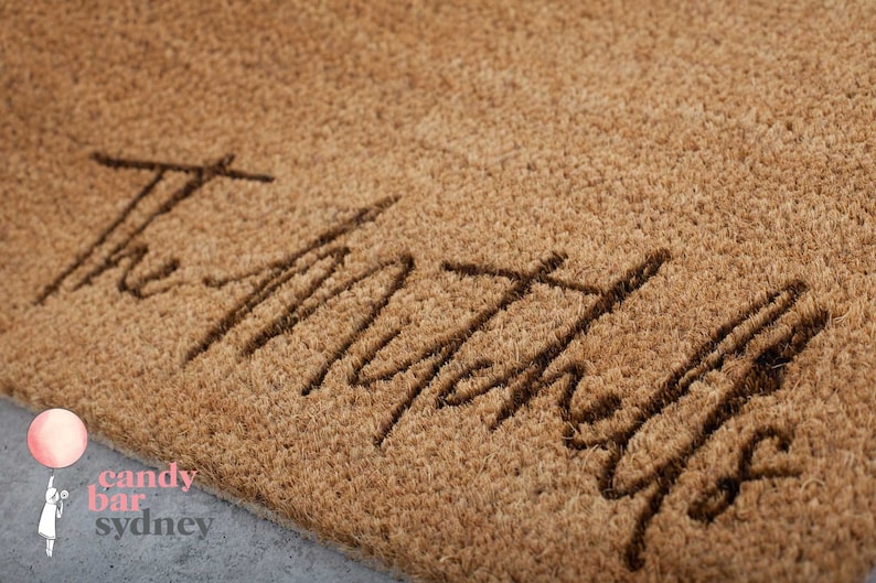 Personalised Door Mat Custom Door Mat Housewarming Gift Etsy Australia