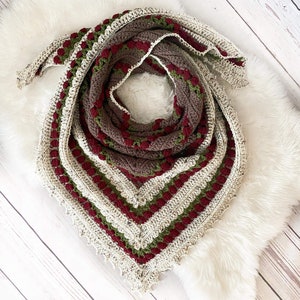 EASY Crochet Shawl PATTERN/Passionately Possessive Shawl/ Boho Shawl Pattern/ Prayer Shawl PATTERN/ Romantic Shawl Pattern// Womens Clothing