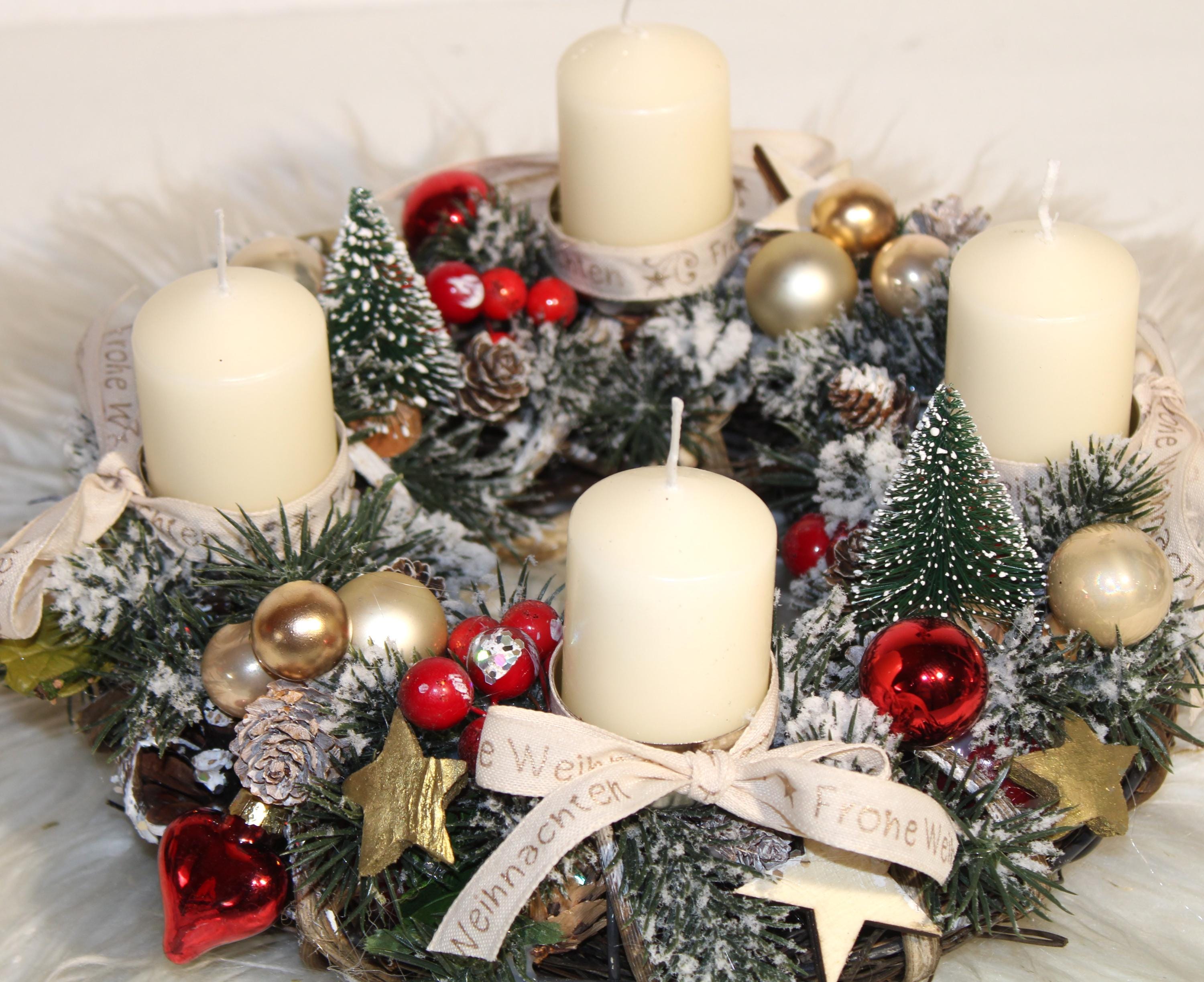 Tür adventskranz