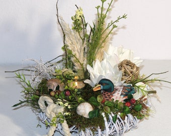 Summer table wreath “DUCK DREAM”