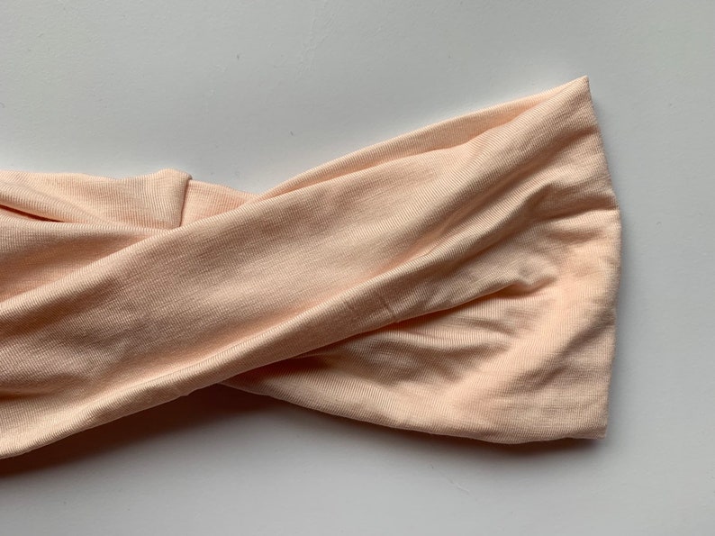 Twisted Headband Single Twist Headband Women/'s Headband Head Wrap light pink Turban Girl headbands,peach headband Thick Headband
