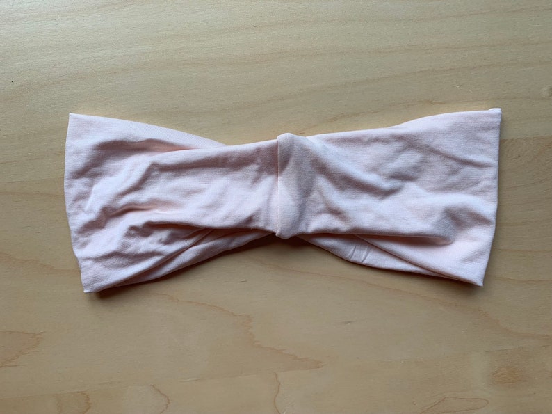Twisted Headband Single Twist Headband Women/'s Headband Head Wrap light pink Turban Girl headbands,peach headband Thick Headband