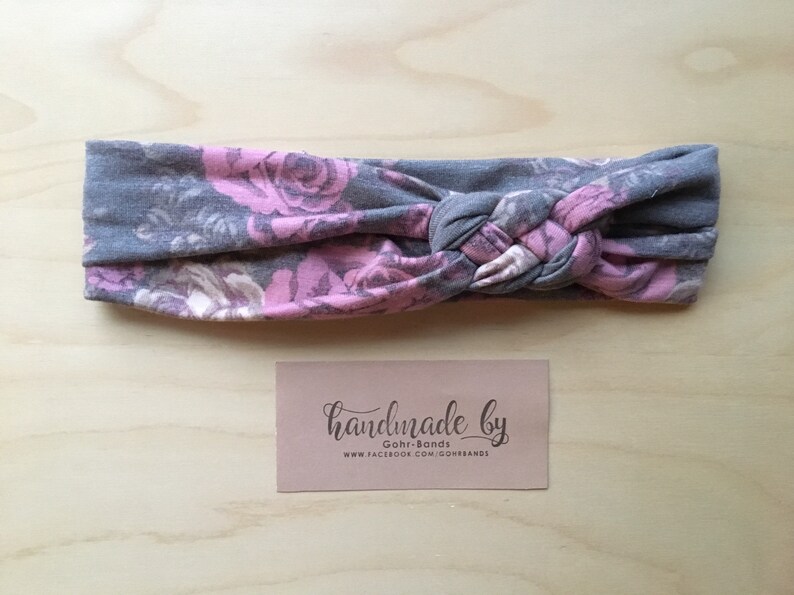 coral Sailor Knot Headband Knot Headband Head Wrap Thin Headband Women/'s Headband