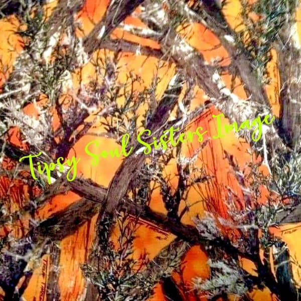 Orange Fall Camo Graphic Design/Image/Background/Backdrop Instant Digital Download- 1- 300 dpi JPG - Tipsy Soul Sisters