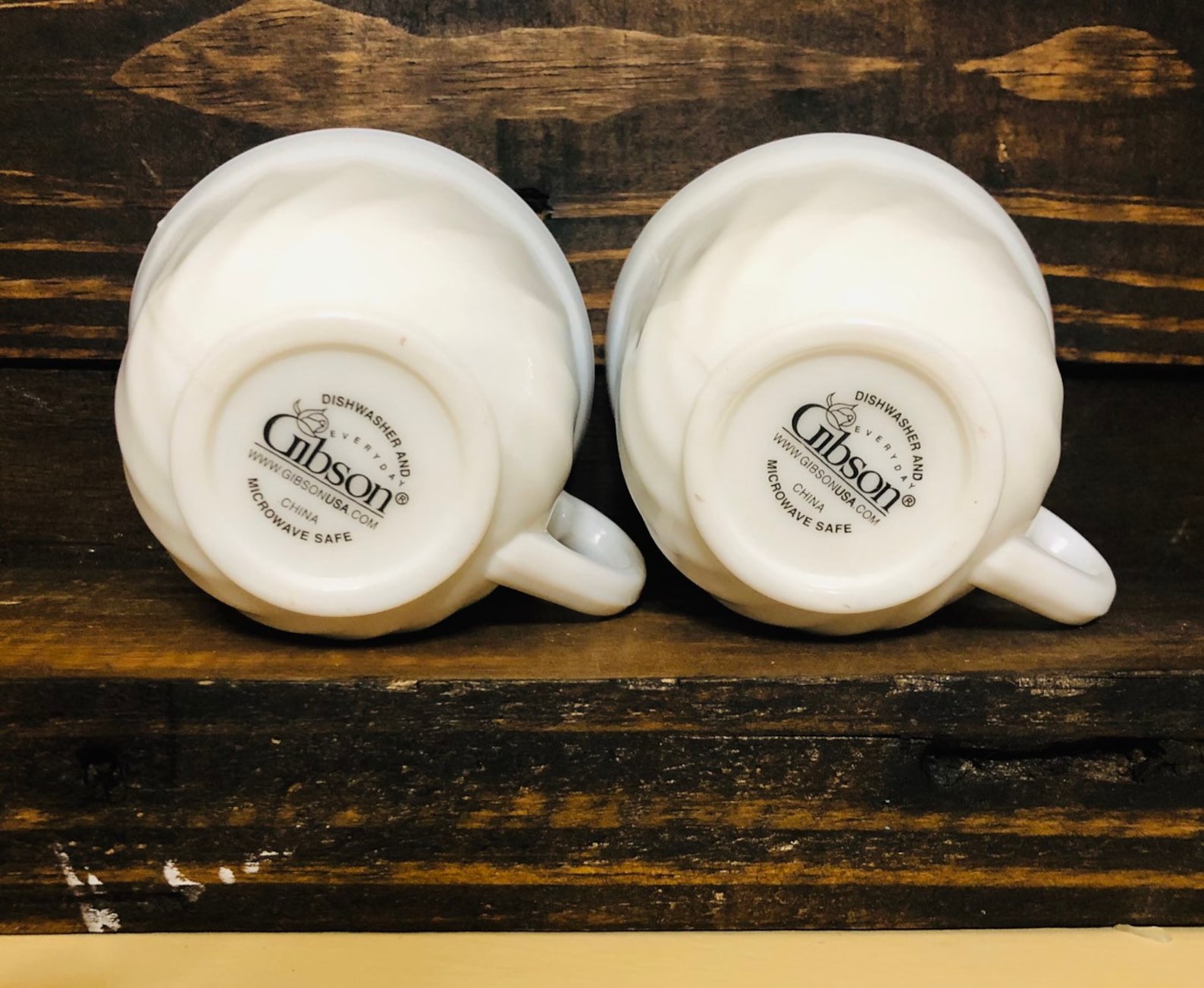 Vintage Gibson Everyday China Embossed Fluted Replacement Mugs Etsy