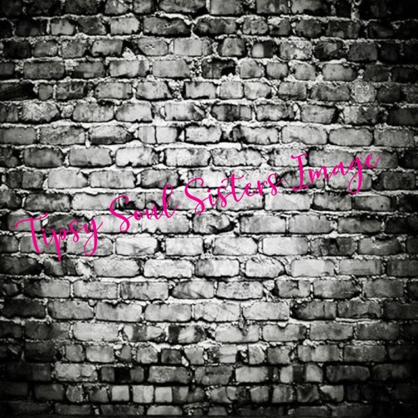 Black Gray Brick Wall Sublimation Graphic Design/Clip Art/Background/Instant Download 1-300 dpi JPG, PNG & GIF  Tipsy Soul Sisters