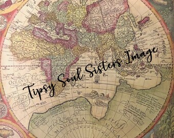 Vintage USA Map Image/background Instant Digital Download - Etsy