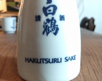 Vintage Hakutsuru Sake Flask