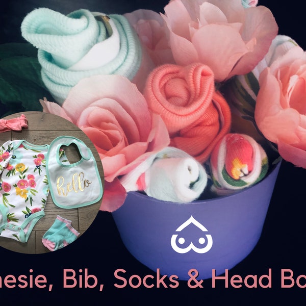 Baby Clothes Bouquet Etsy
