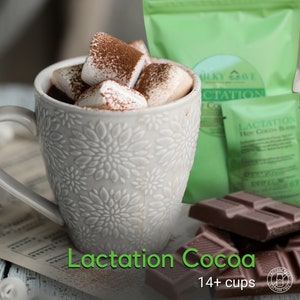 LACTATION COCOA | New Mom Gift | Postpartum Breastmilk Supplement | Postpartum Maternity Beverage | New Baby | Breastfeeding Drink