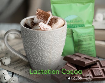 LACTATION COCOA | New Mom Gift | Postpartum Breastmilk Supplement | Postpartum Maternity Beverage | New Baby | Breastfeeding Drink