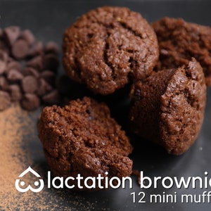 LACTATION BROWNIES | Breastfeeding Maternity Bars| Gift for New Mom New Baby | Postpartum Supplement | Lactation Cookies | Nursing Bars