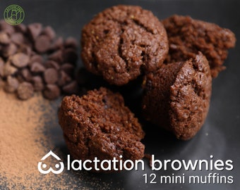 LACTATION BROWNIES | Breastfeeding Maternity Bars| Gift for New Mom New Baby | Postpartum Supplement | Lactation Cookies | Nursing Bars