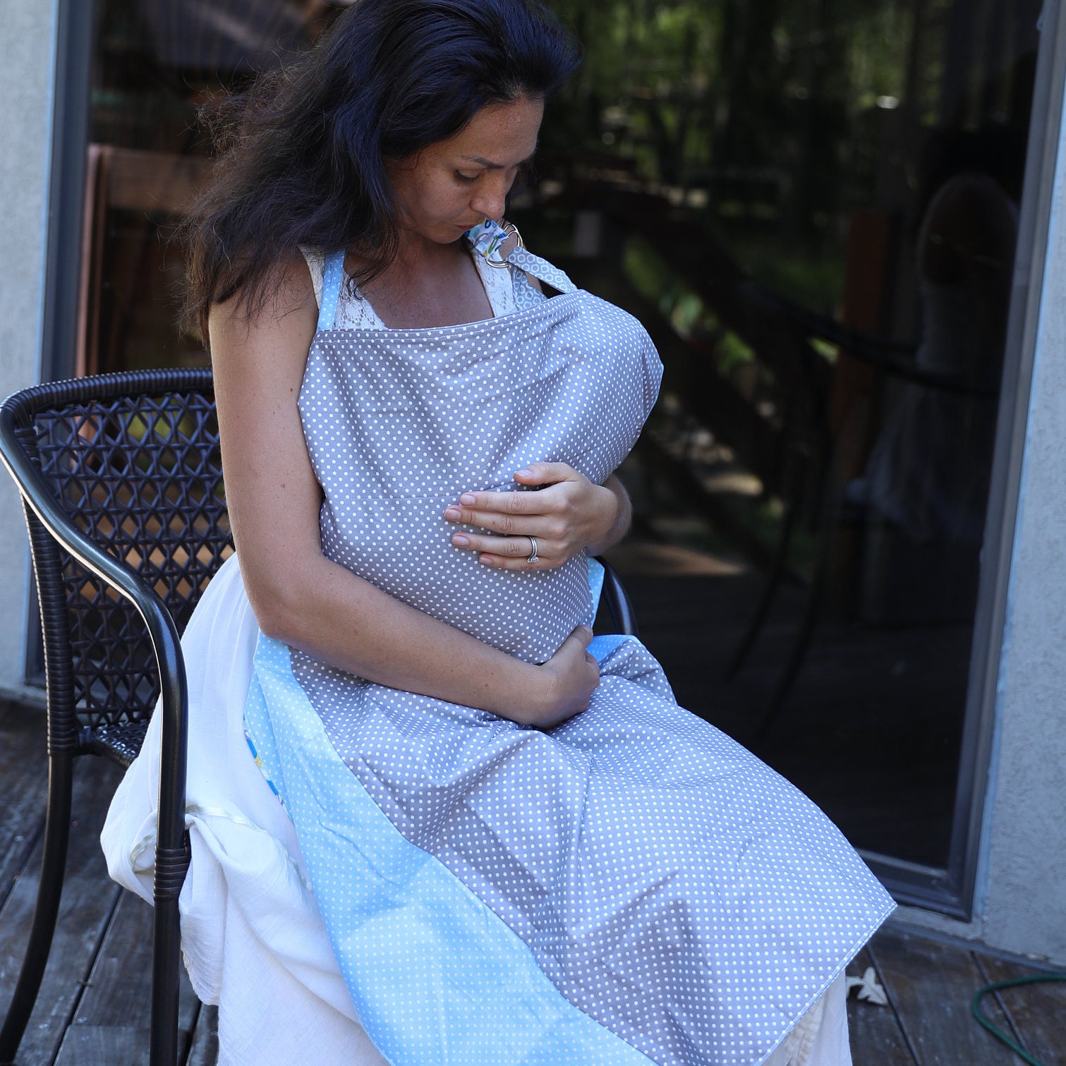 NURSING COVER Reversible LARGE Breastfeeding Cover 100 Etsy