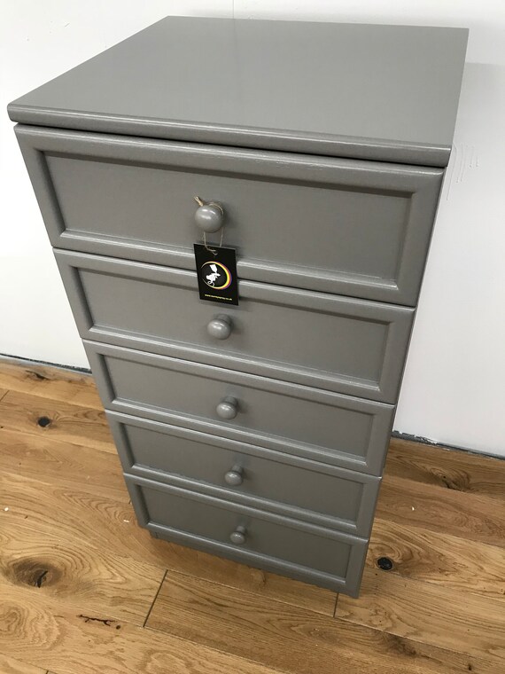 G Plan Tall Boy Chest Of Drawers Sprayed By Surreyspray Co Uk Etsy