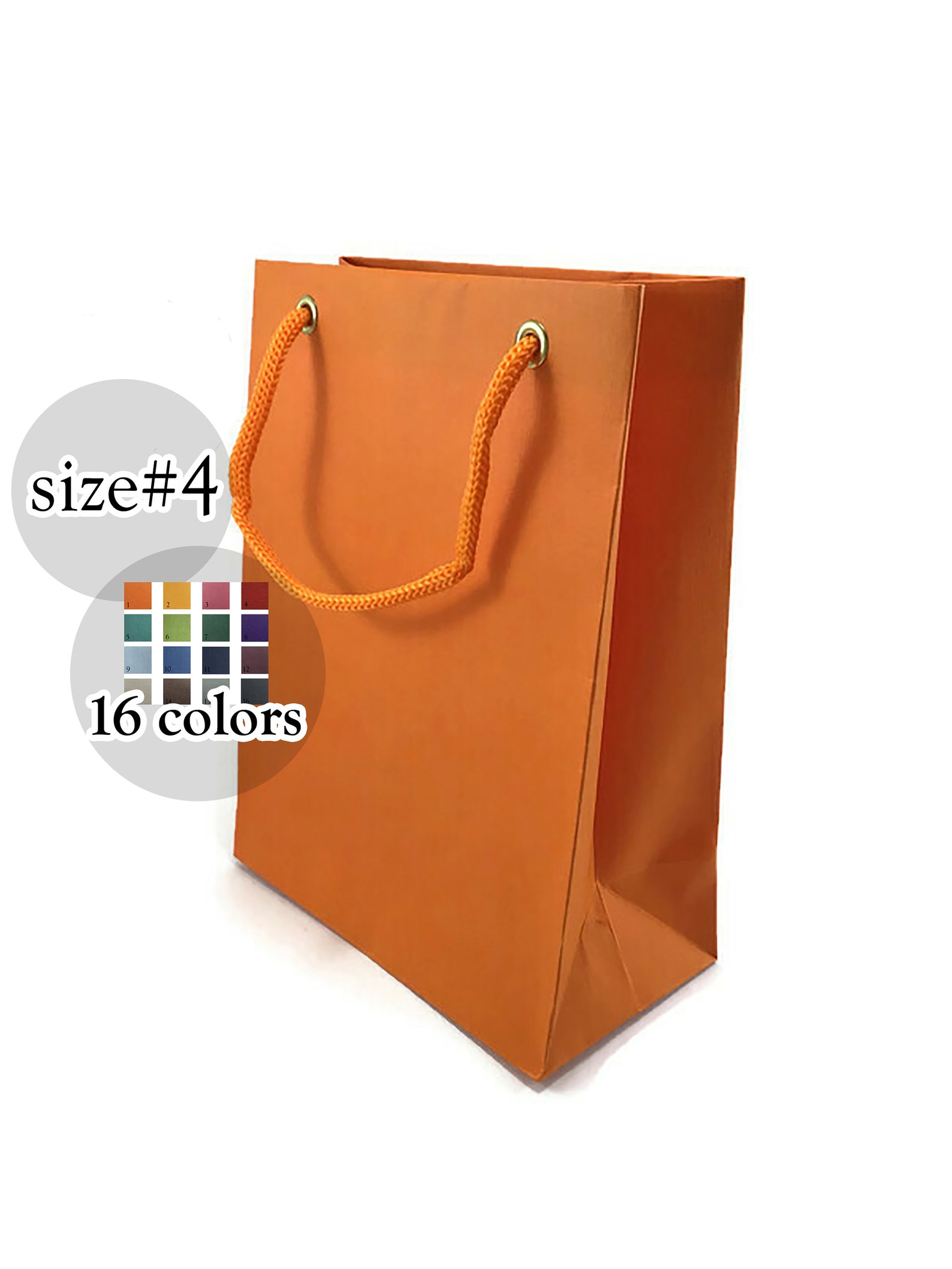 One Orange Bag Gift Paper Bag Premium Quality Gift Bags with Etsy