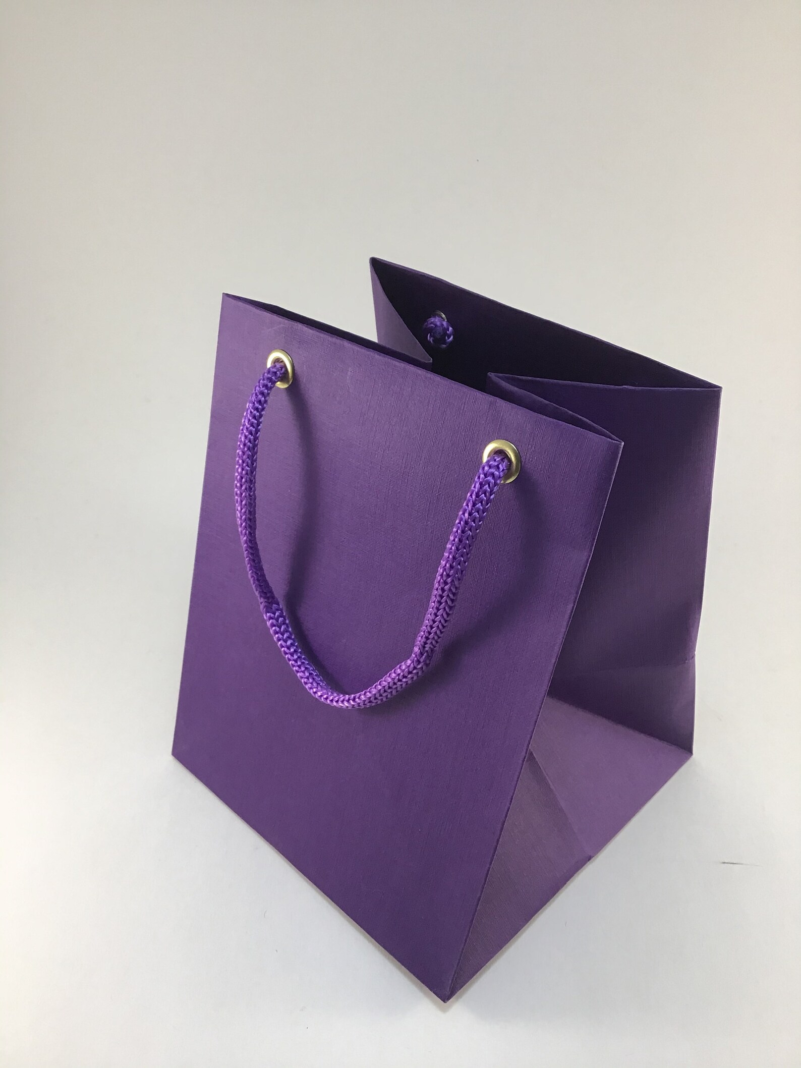 10 Pcs Purple Gift Bags Wedding Favor Bags Cub Size Luxury Etsy