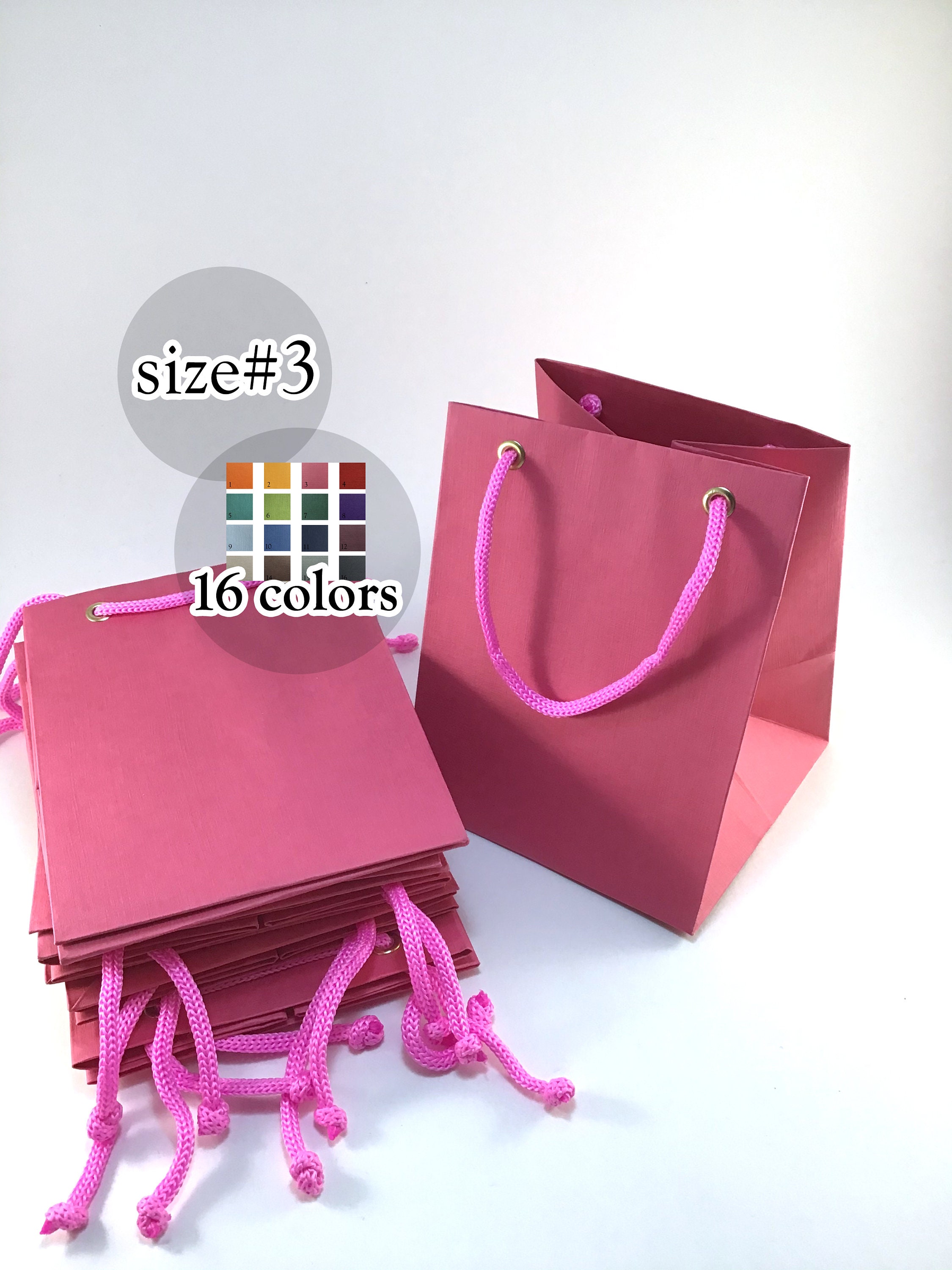 Buy 10 Pcs Pink Gift Bags Medium Wedding Gift Bags Cub Size Online in India   Etsy