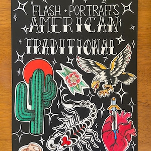 Custom tattoo-ontwerp - traditioneel Amerikaans