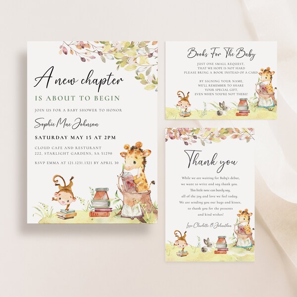 New Chapter Baby Shower Invite - Etsy