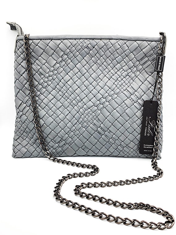 falor woven leather bag
