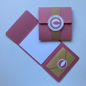 Große Geldgeschenk-Karte / Gutschein-Karte „Fisch“ zur Konfirmation, Kommunion, Taufe * Verpackung für ein Geldgeschenk / einen Gutschein