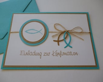 Einladung zur Konfirmation bzw. Kommunion