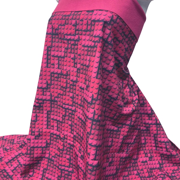 Landhuis handmade – Stoff Meterware – Softshell Fleece: Punkte in pink Tönen, 19,00 Euro/m
