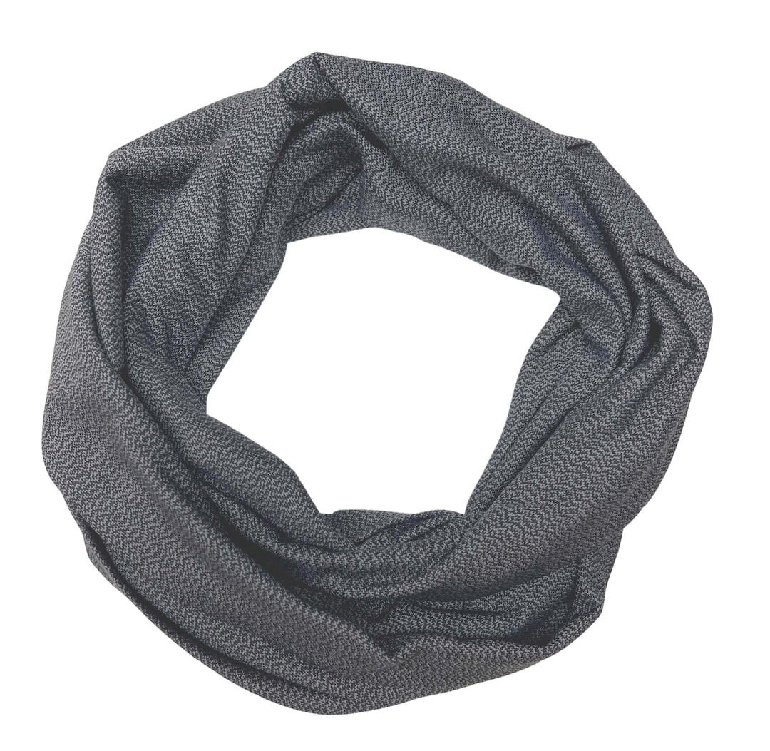Small Loop Scarf Landhuis Handmade – Loop Scarf for Women, Anthracite | Lightweight ...