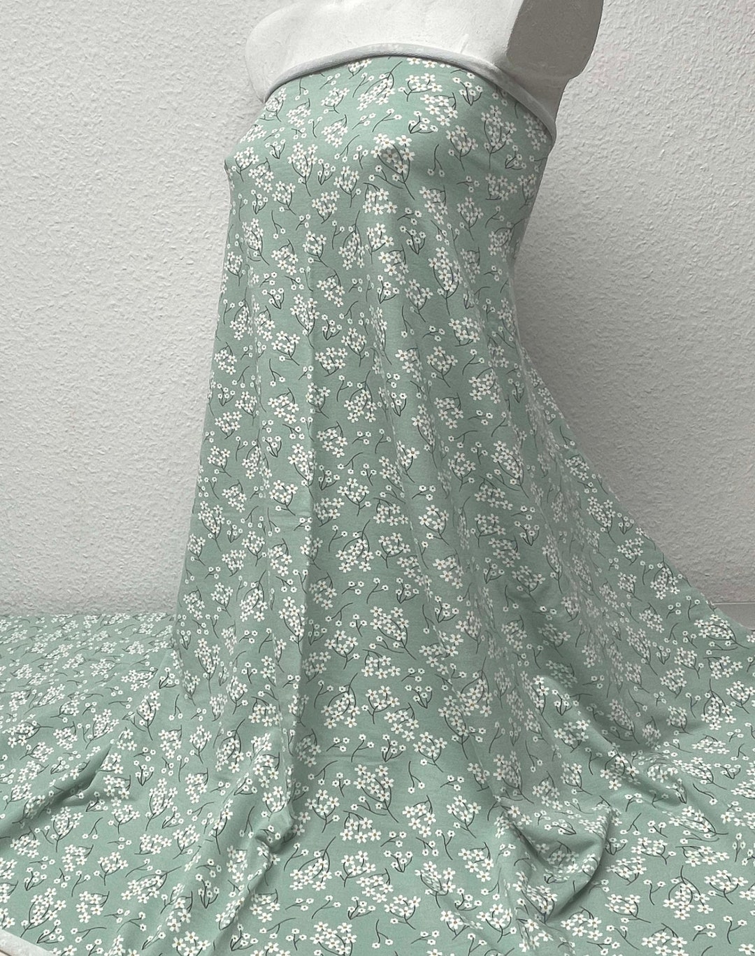 Fabric by the Meter – Modal Sweat: Blossom Branches, 19.00 Euro/meter ...