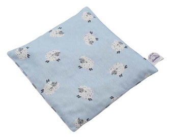 Cherry stone pillow: sheep, light blue, sheep, heat pad, cooling pad