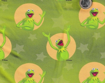 Fabric by the meter – Cotton Jersey: Kermit, 19.00 Euro/meter, children's fabric
