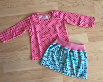 Douce jeune fille set Gr. 74/80